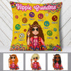 Personalized Hippie Grandma Pillow DB13 95O58 1