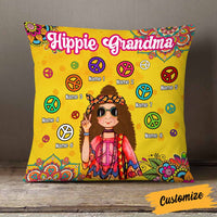 Personalized Hippie Grandma Pillow DB13 95O58 thumb 1