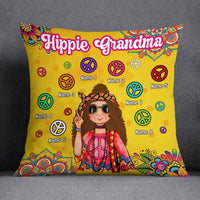 Personalized Hippie Grandma Pillow DB13 95O58 thumb 1