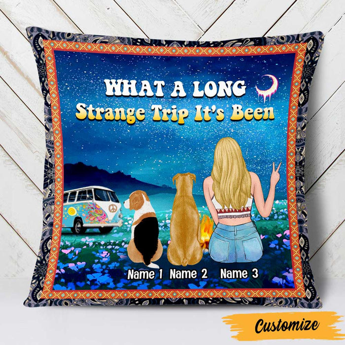 Personalized Hippie Dog Pillow DB15 26O47 1