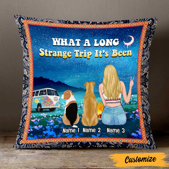 Personalized Hippie Dog Pillow DB15 26O47 1