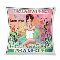 Personalized Hippie Stay Wild Pillow DB12 23O57 thumb 1