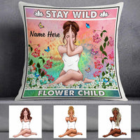 Personalized Hippie Stay Wild Pillow DB12 23O57 thumb 1