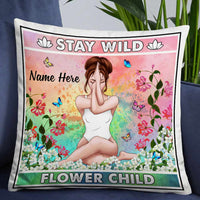 Personalized Hippie Stay Wild Pillow DB12 23O57 thumb 1