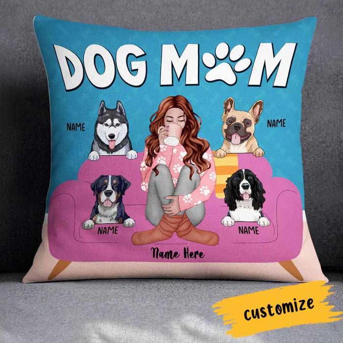 Personalized Dog Mom Pillow NB297 23O66 1