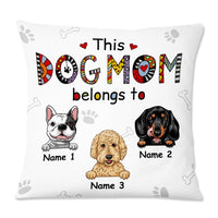 Personalized Dog Mom Pillow DB11 23O57 thumb 1