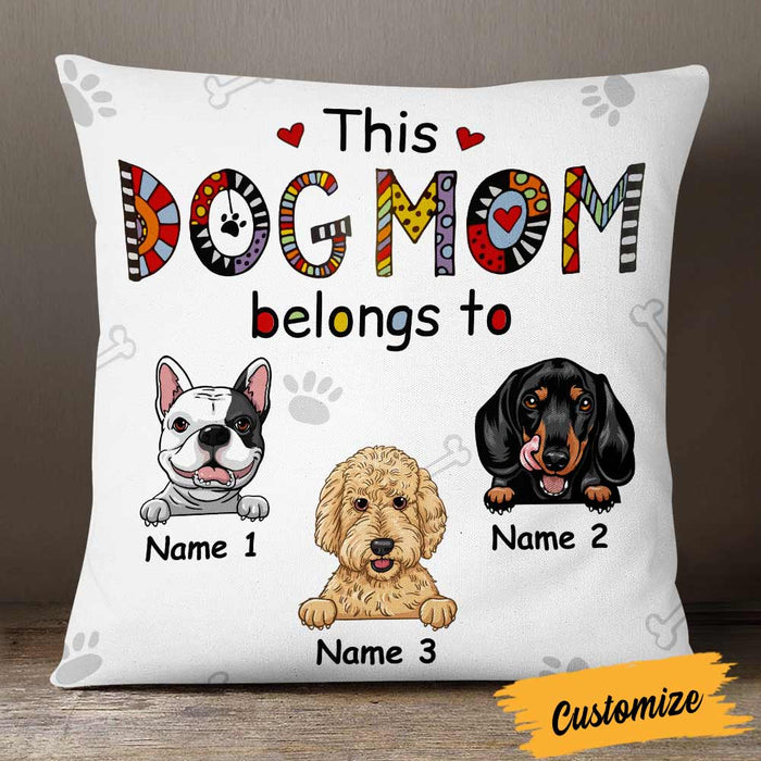 Personalized Dog Mom Pillow DB11 23O57 1