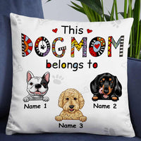 Personalized Dog Mom Pillow DB11 23O57 thumb 1