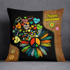 Personalized Hippie Mom Grandma Pillow DB16 26O53 1