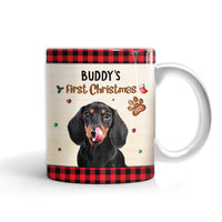 Personalized Dog Cat Photo First Christmas Mug NB131 95O57 thumb 1