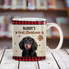 Personalized Dog Cat Photo First Christmas Mug NB131 95O57 1