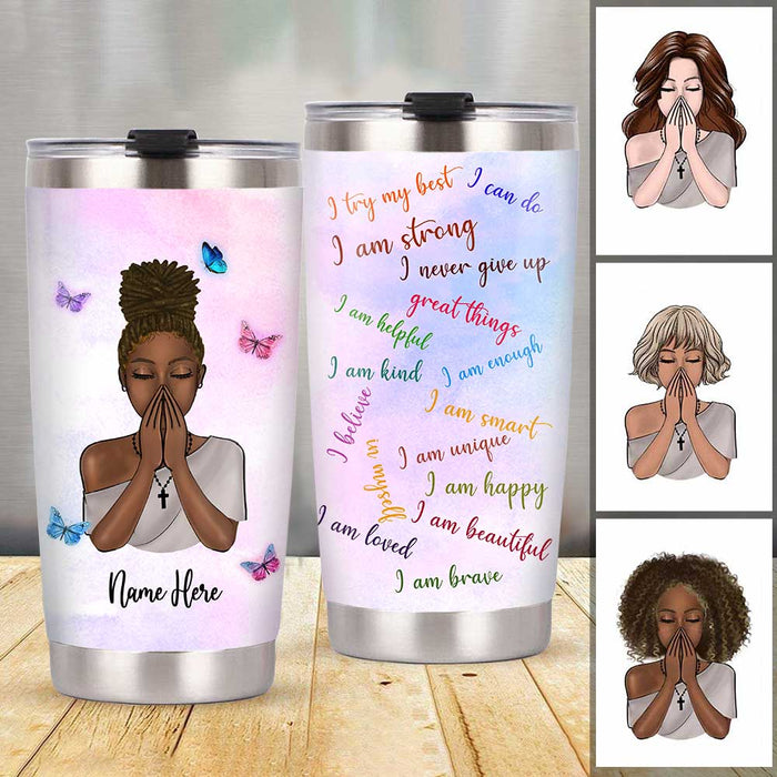 Personalized Daughter I Am BWA Steel Tumbler OB289 30O58 1