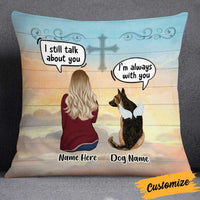 Personalized Dog Memo Conversation Mom Pillow DB21 95O34 thumb 1