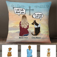 Personalized Dog Memo Conversation Mom Pillow DB21 95O34 thumb 1
