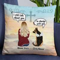 Personalized Dog Memo Conversation Mom Pillow DB21 95O34 thumb 1