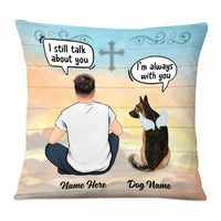 Personalized Dog Memo Conversation Dad Pillow DB22 95O58 thumb 1