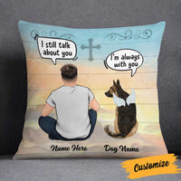Personalized Dog Memo Conversation Dad Pillow DB22 95O58 thumb 1