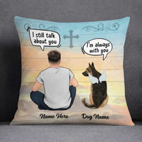 Personalized Dog Memo Conversation Dad Pillow DB22 95O58 thumb 1