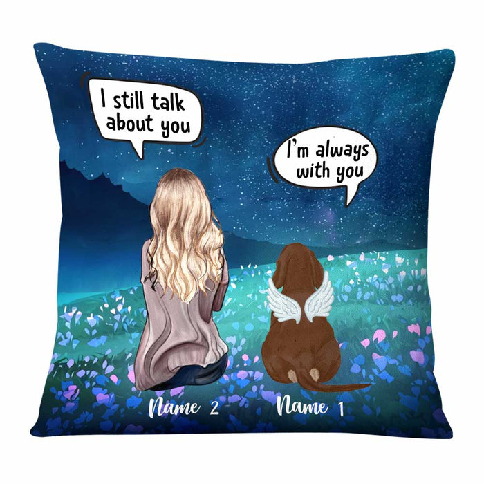 Personalized Dog Memo Conversation Pillow DB22 87O58 1