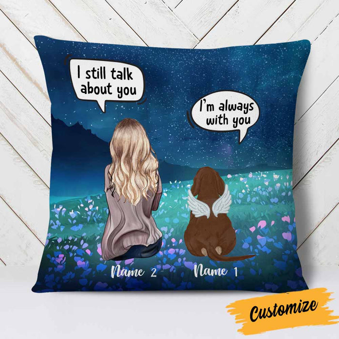 Personalized Dog Memo Conversation Pillow DB22 87O58 1