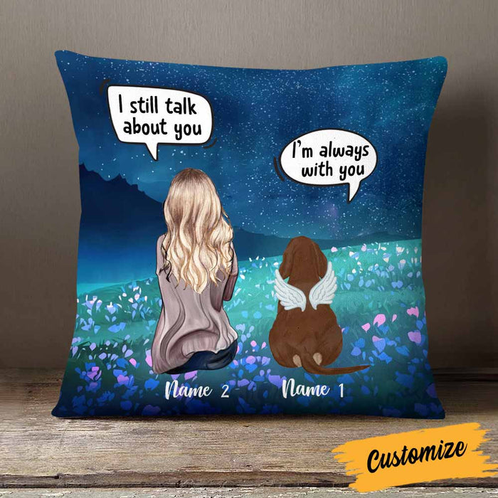 Personalized Dog Memo Conversation Pillow DB22 87O58 1