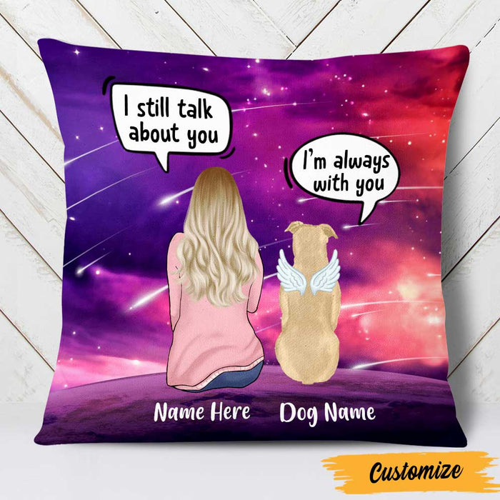 Personalized Dog Memo Conversation Pillow DB21 87O47 1