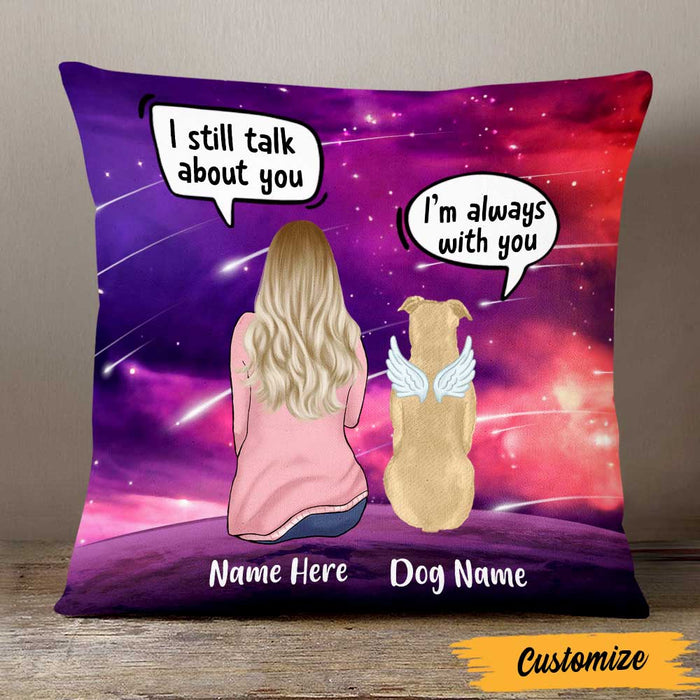 Personalized Dog Memo Conversation Pillow DB21 87O47 1