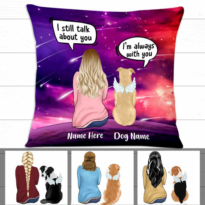 Personalized Dog Memo Conversation Pillow DB21 87O47 1