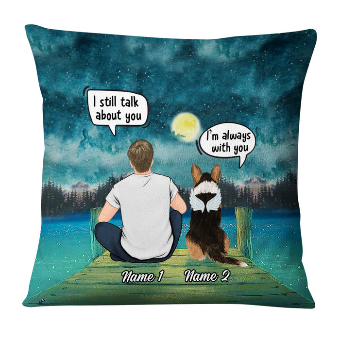 Personalized Dog Memo Conversation Pillow DB21 30O36 1
