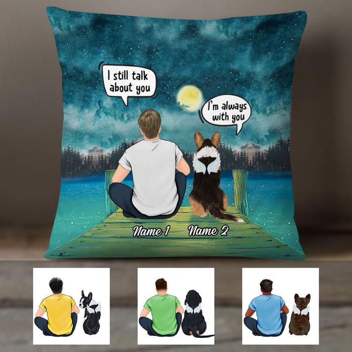 Personalized Dog Memo Conversation Pillow DB21 30O36 1