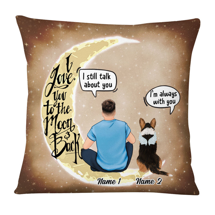 Personalized Dog Memo Conversation Pillow DB22 30O53 1