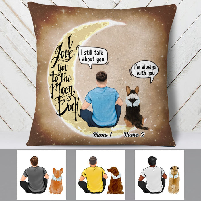 Personalized Dog Memo Conversation Pillow DB22 30O53 1