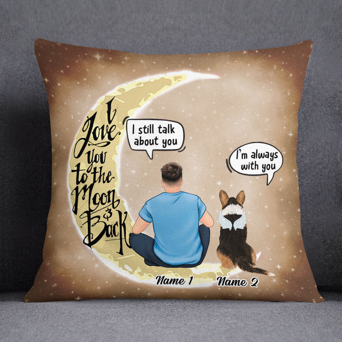 Personalized Dog Memo Conversation Pillow DB22 30O53 1