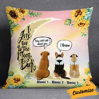 Personalized Dog Memo Conversation Pillow DB23 30O34 thumb 1