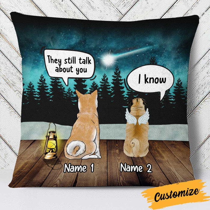 Personalized Dog Memo Conversation Pillow DB24 23O34 1
