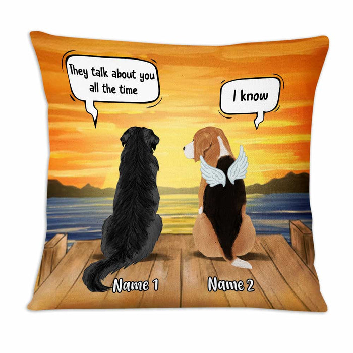 Personalized Dog Memo Conversation Pillow DB22 23O47 1