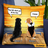 Personalized Dog Memo Conversation Pillow DB22 23O47 thumb 1