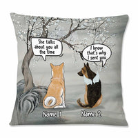 Personalized Dog Memo Conversation Pillow DB23 23O57 thumb 1