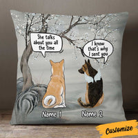 Personalized Dog Memo Conversation Pillow DB23 23O57 thumb 1