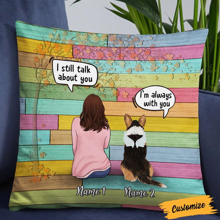 Personalized Dog Memo Conversation Pillow DB21 81O36 1