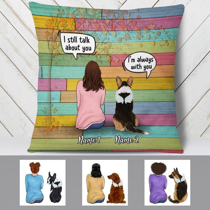 Personalized Dog Memo Conversation Pillow DB21 81O36 1