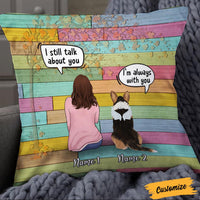Personalized Dog Memo Conversation Pillow DB21 81O36 thumb 1