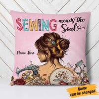 Personalized Girl Love Sewing Pillow DB33 81O58 thumb 1