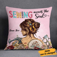 Personalized Girl Love Sewing Pillow DB33 81O58 thumb 1