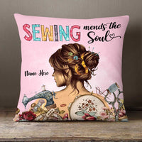 Personalized Girl Love Sewing Pillow DB33 81O58 thumb 1
