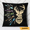 Personalized Deer Hunting Dad Grandpa Pillow DB15 81O47 thumb 1