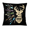 Personalized Deer Hunting Dad Grandpa Pillow DB15 81O47 thumb 1