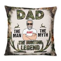 Personalized Deer Hunting Dad Grandpa Pillow DB15 87O57 thumb 1