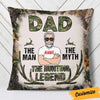 Personalized Deer Hunting Dad Grandpa Pillow DB15 87O57 1