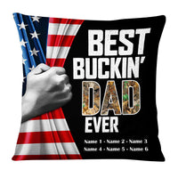 Personalized Deer Hunting Dad Pillow DB16 87O53 thumb 1
